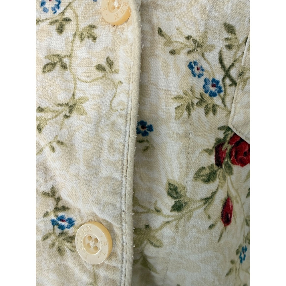 Lauren Ralph Lauren Pajama Set Women's Floral Loungewear Sleepwear Petite Medium - Picture 7 of 16